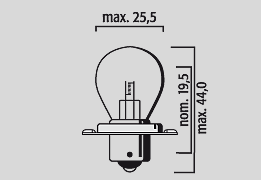 GLDLAMPA 15W P26s