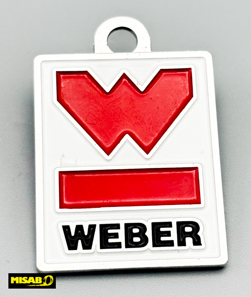 Nyckelring Weber-logga