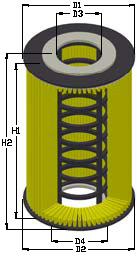 OLJEFILTER MB SMART